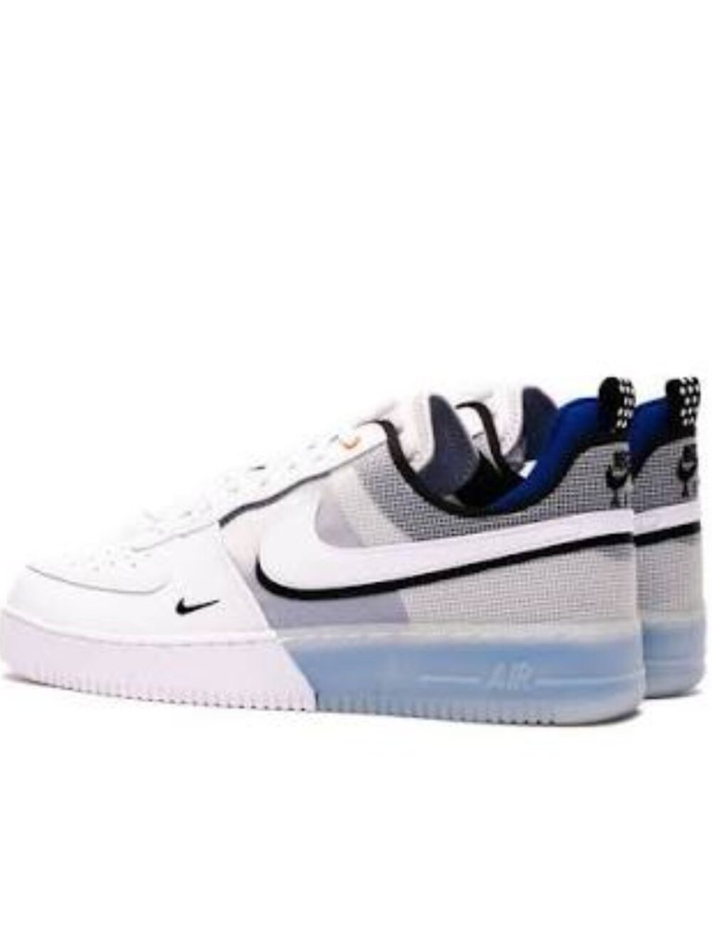 Nike Air Force 1 React 'White Light Photo Blue' DH7615-101 Men's Shoes Size 8